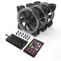 Ventilator Redragon F008 120mm aRGB set 3 ventilatoare