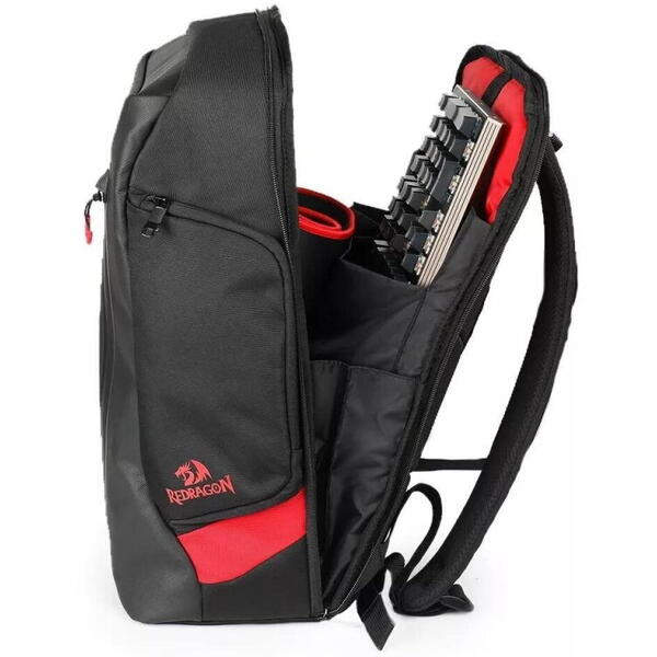 Rucsac Redragon Tardis Gaming negru cu rosu