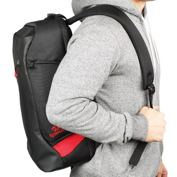 Rucsac Redragon Tardis Gaming negru cu rosu