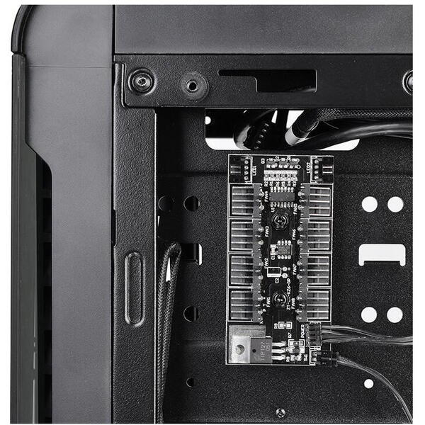 Carcasa Thermaltake View 32 neagra cu sticla securizata