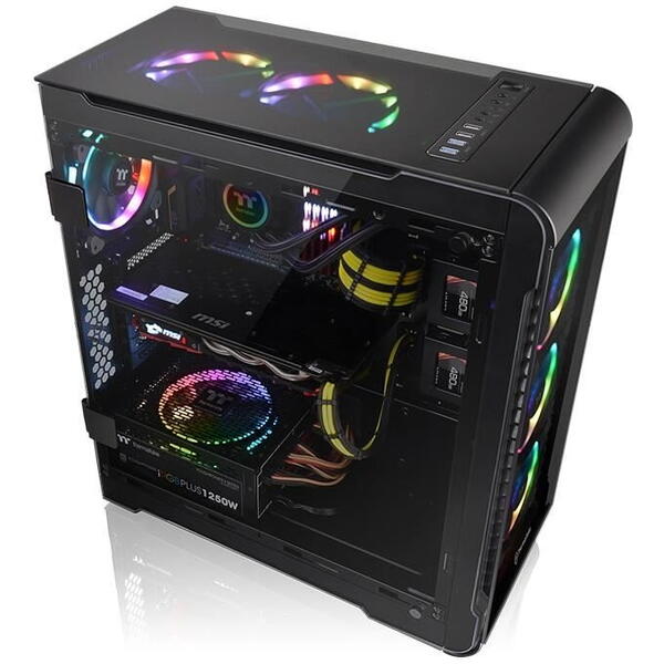 Carcasa Thermaltake View 32 neagra cu sticla securizata