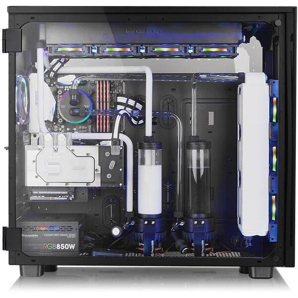 Carcasa Thermaltake View 91 Tempered Glass RGB neagra