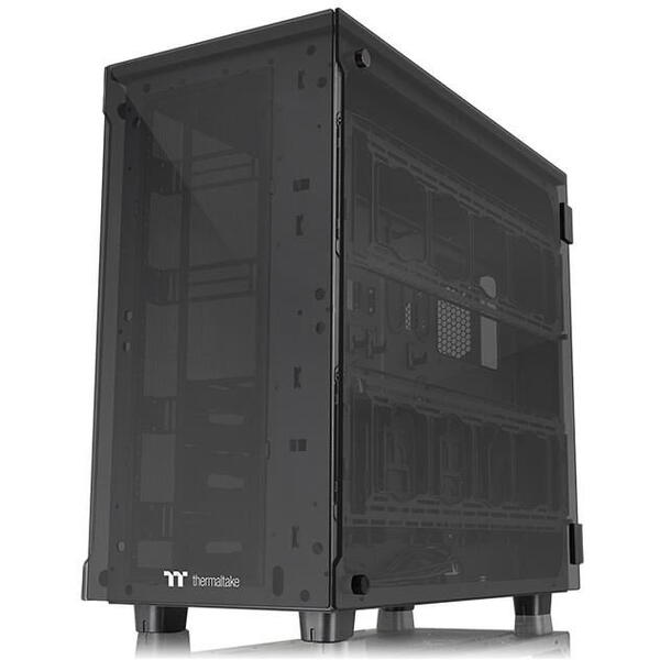 Carcasa Thermaltake View 91 Tempered Glass RGB neagra