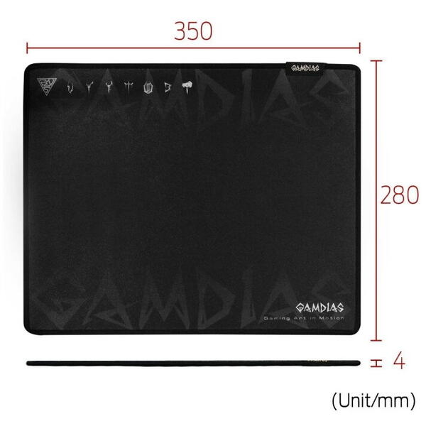 Mousepad gaming Gamdias Nyx Speed M
