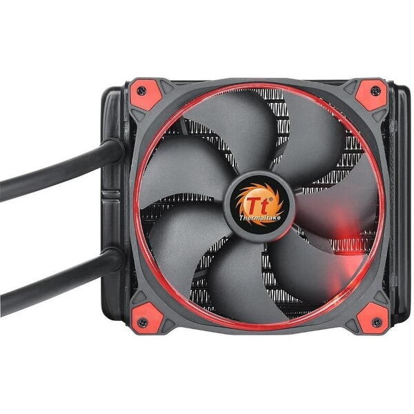 Cooler procesor cu lichid Thermaltake Water 3.0 Riing iluminare rosie 140