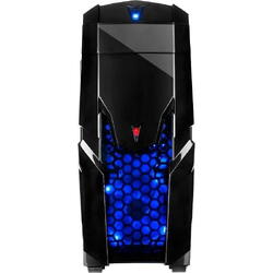 Carcasa Inter-Tech Q2 Illuminator albastra