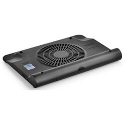 Cooler laptop Deepcool N6000 cu iluminare albastra negru