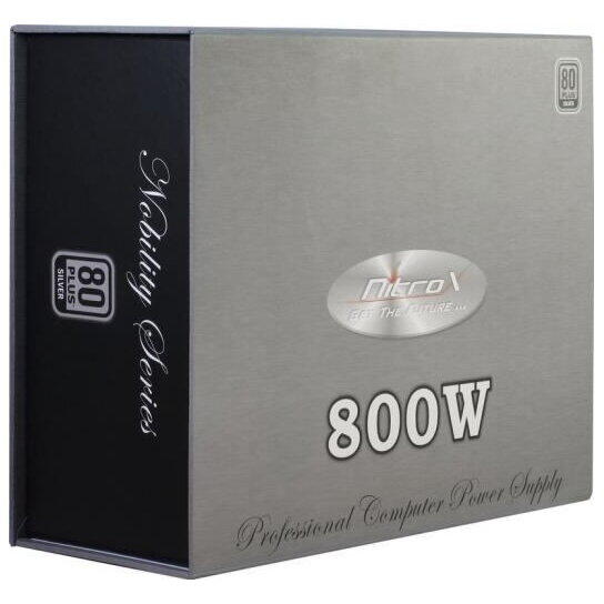 Sursa Inter-Tech CobaNitrox Nobility 800W 80+ SILVER