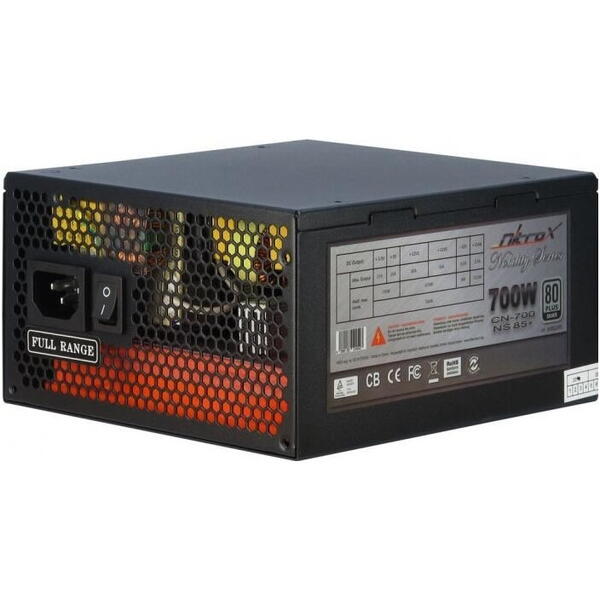 Sursa Inter-Tech CobaNitrox Nobility 700W 80+ SILVER