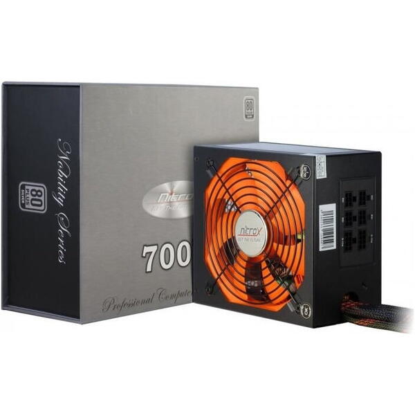 Sursa Inter-Tech CobaNitrox Nobility 700W 80+ SILVER