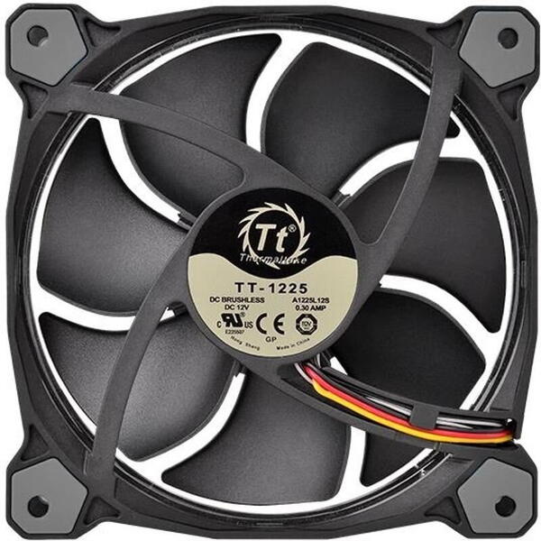 Ventilator Thermaltake Riing 12 RGB High Static Pressure 120mm set 3 ventilatoare cu iluminare RGB