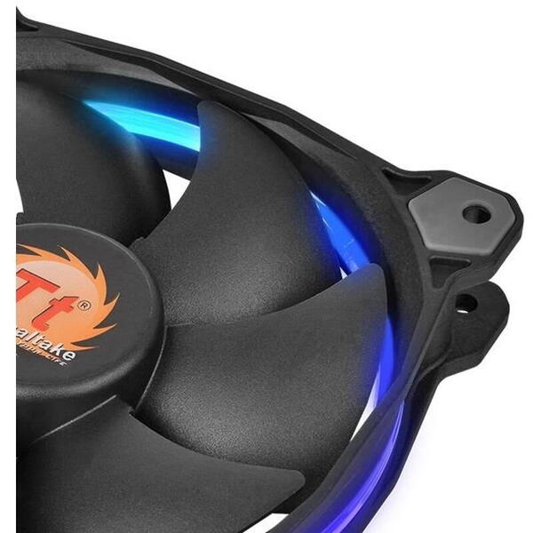 Ventilator Thermaltake Riing 12 RGB High Static Pressure 120mm set 3 ventilatoare cu iluminare RGB