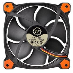 Ventilator Thermaltake Riing 12 High Static Pressure 120mm cu iluminare portocalie