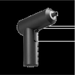 Șurubelniță Xiaomi cu design fără fir monobloc. Echipată cu o baterie de 2000mAh, 12 biți obișnuiți și tijă de extensie de 60 mm. Cuplu maxim de 5 N.m.