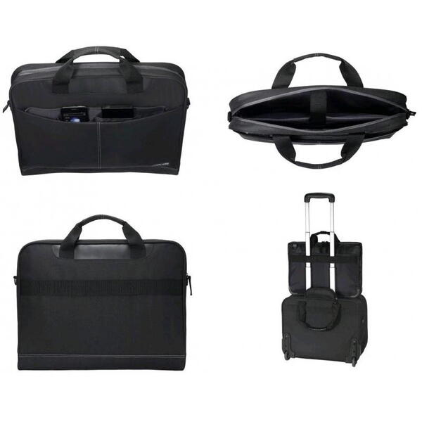 Geanta Notebook ASUS Nereus, 15.6 neagra, poliester