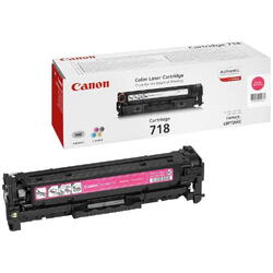 Toner Canon CRG718M, magenta, capacitate 2900 pagini, pentru LBP-7200Cdn