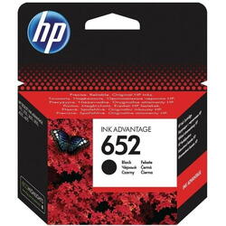 Cartus de cerneala original HP 652 Black (F6V25AE)