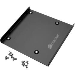 Corsair SSD Mounting Bracket, 2.5"-3.5" drive bays, 8 mounting screws, 100mm x 100mm x12mm