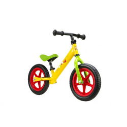 METAL BALANCE BIKE, SEVEN, MODEL WTP, 12 INCH, GALBEN VERDE