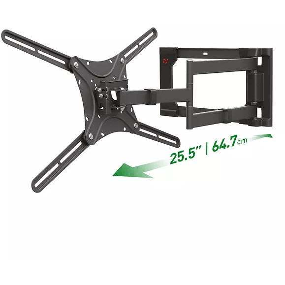 Suport TV de perete, Barkan 4400.B, Fix, 40"- 80", VESA 600 x 400 mm, suporta pana la 50kg, negru
