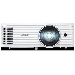 Proiector ACER S1386WH, DLP, WXGA 1280x800, up to WUXGA 1920x1200, 3D ready, 3600 lumeni, 16:10 nativ, 16:9/4:3 compatibil, 20.000:1, distanta maxima de proiectie 3.4 m, lampa 10.000 ore Extreme Eco, HDMI, composite video, VGA, audio in/ out, boxa 16W, 3.