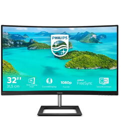 Monitor 31.5" PHILIPS 322E1C, curbat 1800R, FHD 1920*1080, 75 Hz, VA, WLED, 250 cd/mp, 16:9, 3000:1,