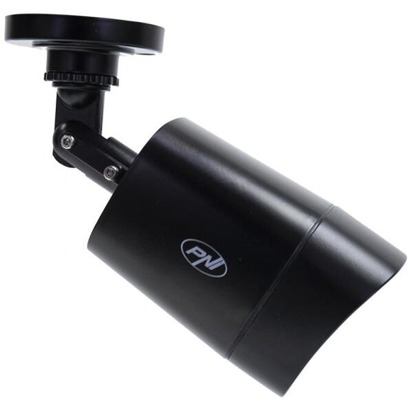 Camera supraveghere video PNI IP5MP cu IP, 5MP, H.265, ONVIF, de exterior si interior IP66, Senzor imagine: CMOS, Rezolutie: 2560 × 1920px, Tip lentila:  f:3.6mm, Compresie imagine:  H.265, Ethernet: 10/100 Mbps RJ-45, Clasa de protectie: IP66