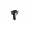 Modulator FM Serioux ABFM60, Bluetooth 5.0 , raza actiune de până la 5 m, voltaj intrare: 1x DC 12V/24V ,2 porturi USB: 1x USB DC5V 2.4A Max 1 x USB audio (pana la 32 GB), slot MicroSD (pana la 32 GB), format muzica: MP3/WMA/WAV, frecvența FM: 87.5MHz - 1