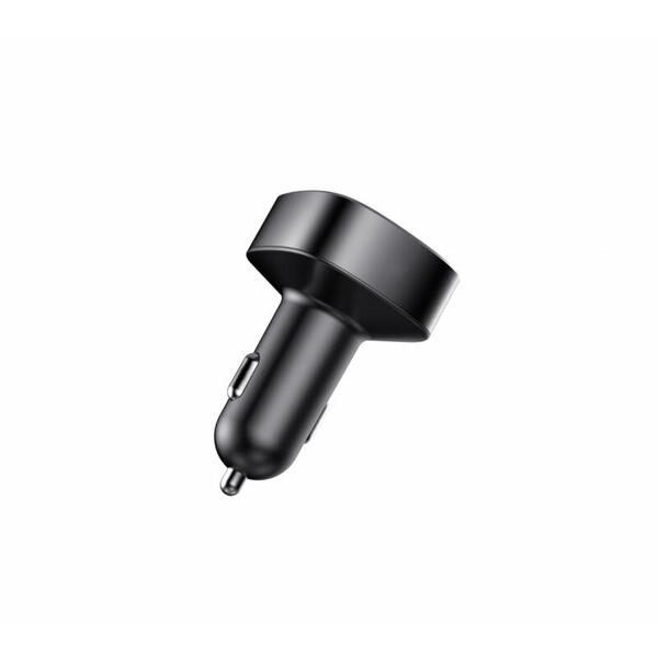 Modulator FM Serioux ABFM60, Bluetooth 5.0 , raza actiune de până la 5 m, voltaj intrare: 1x DC 12V/24V ,2 porturi USB: 1x USB DC5V 2.4A Max 1 x USB audio (pana la 32 GB), slot MicroSD (pana la 32 GB), format muzica: MP3/WMA/WAV, frecvența FM: 87.5MHz - 1