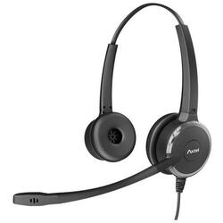 Casti cu microfon Axtel PRIME HD duo NC, sunet HD, negru