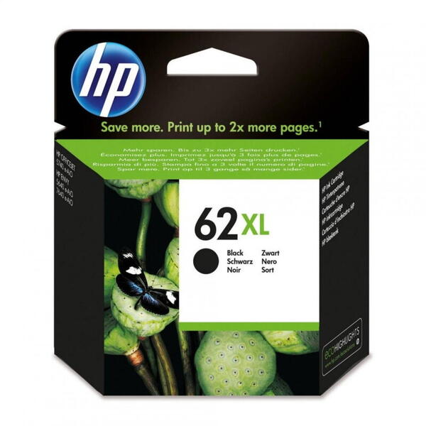 Cartus de cerneala original HP 62XL Black (C2P05AE)