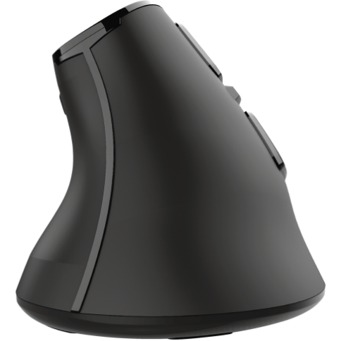 Mouse Trust Voxx, Rechargeable Ergonomic Wireless, negru
