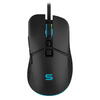 Mouse gaming Serioux Kayel, Senzor Sunplus 199, 800-6400 DPI, switch HUANO, pana la 20 milioane de click-uri, 7 Butoane, 6 moduri de iluminare RGB, cablu USB 1.5M, plug and play, compatibil cu Windows 2000/XP/9X/VISTA/7/8/10