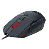 Mouse gaming Serioux Tobis, Senzor Sunplus 192, 1000-6400 DPI, switch HUANO, pana la 20 milioane de click-uri, 8 Butoane, 3 moduri de iluminare RGB, cablu USB 1.5M, plug and play, compatibil cu Windows 2000/XP/9X/VISTA/7/8/10