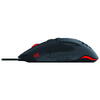 Mouse gaming Serioux Tobis, Senzor Sunplus 192, 1000-6400 DPI, switch HUANO, pana la 20 milioane de click-uri, 8 Butoane, 3 moduri de iluminare RGB, cablu USB 1.5M, plug and play, compatibil cu Windows 2000/XP/9X/VISTA/7/8/10