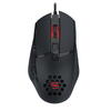 Mouse gaming Serioux Tobis, Senzor Sunplus 192, 1000-6400 DPI, switch HUANO, pana la 20 milioane de click-uri, 8 Butoane, 3 moduri de iluminare RGB, cablu USB 1.5M, plug and play, compatibil cu Windows 2000/XP/9X/VISTA/7/8/10