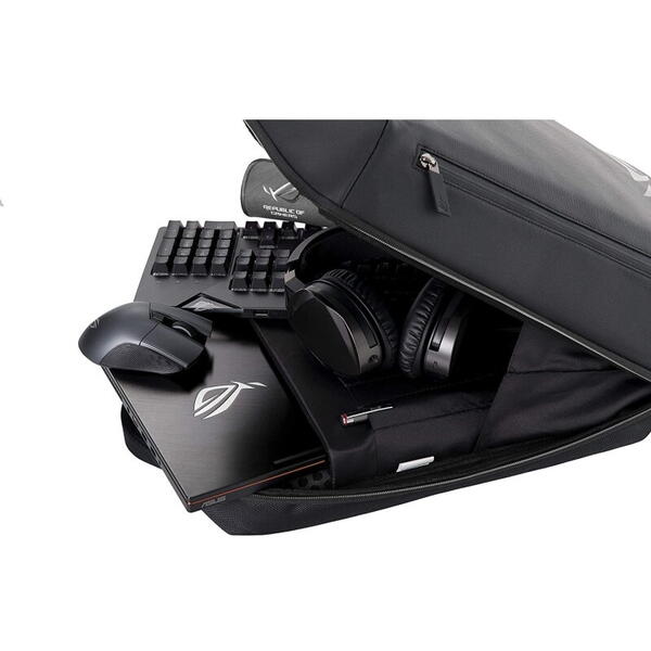 Rucsac Notebook Asus Ranger BP2500 ROG, 15.6, negru