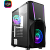 Carcasa nJoy Fort, Middle Tower, ATX, fara sursa, Black