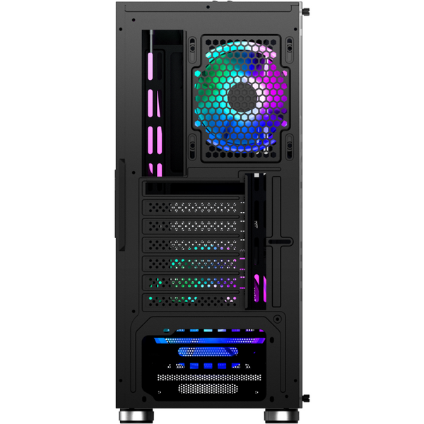 Carcasa nJoy Fort, Middle Tower, ATX, fara sursa, Black
