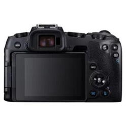 Camera foto Canon DSC EOS RP body , Black, sensor full frame 26.2 MP,rezolutie filmare 4K, LCD tactil 3" de 1.04 milioane de puncte,DIGIC8,Dual Pixel CMOS AF,  Vizor electronic de 2.36m-Dot, 4779 puncte AF, ISO 50-40000, USB type-C, Wi-Fi , Bluetooth, car