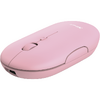 Mouse Trust Puck, Rechargeable Bluetooth, roz