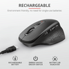Mouse Trust Ozaa, Rechargeable Wireless, negru