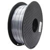 CREALITY PLA 3D Printer Filament, silk silver, Printing temperature: 190-220, Filament diameter: 1.75mm, Tensile strength: 60MPa, Size of filament wheel: Diameter 200mm, height 66mm, hole diameter 56mm. Utilizare: pana la 6 luni de la deschiderea ambalaju