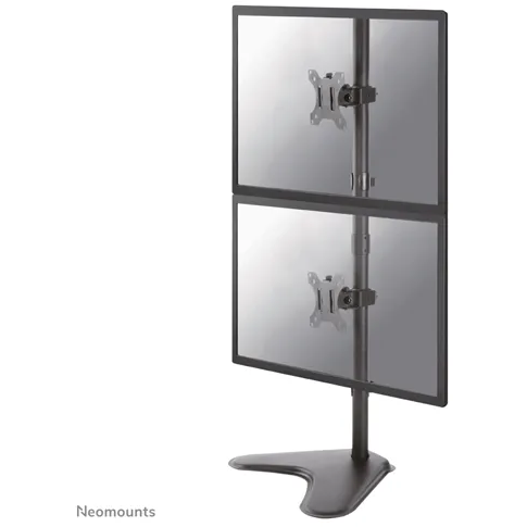 Suport Monitor de Birou Dual, Neomounts by Newstar FPMA-D550DDVBLACK, 10" - 32", VESA 100x100, suporta pana la 8kg, negru