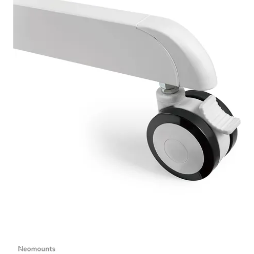 Stand mobil de podea, Neomounts by Newstar NS-M1250WHITE, 37"-70", VESA max. 600x400, suporta pana la 70kg, inclinatie 5°, rotatie 90°, alb