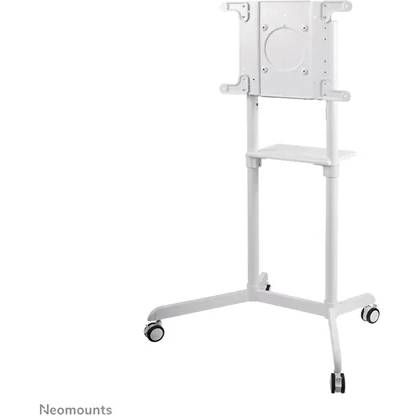 Stand mobil de podea, Neomounts by Newstar NS-M1250WHITE, 37"-70", VESA max. 600x400, suporta pana la 70kg, inclinatie 5°, rotatie 90°, alb