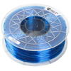 CREALITY CR PETG 3D Printer Filament, transparent Blue, Printing temperature: 230-250°C, Filament diameter: 1.75mm, Tensile strength: 49MPa, Size of filament wheel: Diameter 200mm, height 66mm, hole diameter 53mm. Eco-friendly, odorless, non-toxic. Utiliz