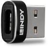 Adaptor Lindy LY-41884, USB 2.0 Type A to Type C, negru