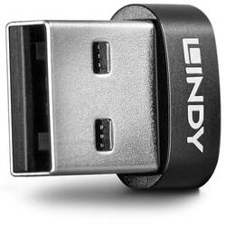 Adaptor Lindy LY-41884, USB 2.0 Type A to Type C, negru
