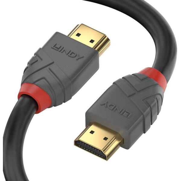 Cablu Lindy LY-36965, High Speed HDMI, Anthra Line